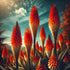 RED HOT POKER 'Mix' / TORCH LILY / Kniphofia uvaria seeds